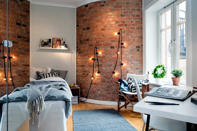 20 stylish ideas for brick wall covering in modern interior