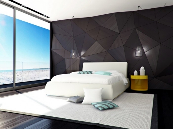 20 very cool ideas for striking bedroom wall design
