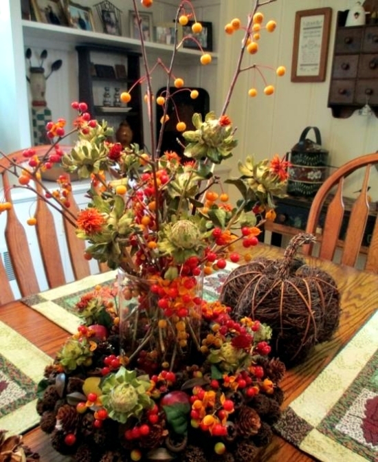 22 beautiful ideas for fall decorating in the kitchen interior