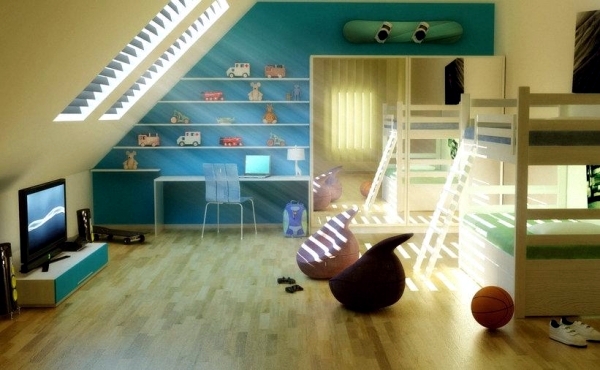 23 Decorating Ideas For Kids Room With Pitched Roof Interior Design Ideas Ofdesign,Modern Kitchen Latest Kitchen Cupboard Designs