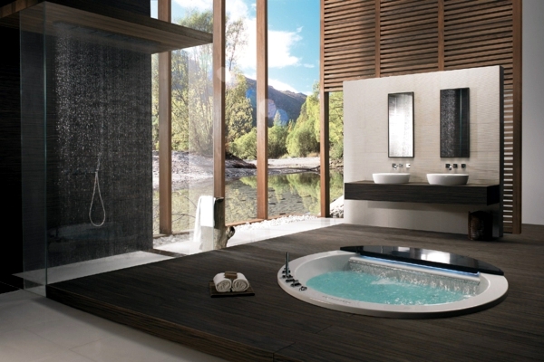 25 designs for indoor and outdoor jacuzzi provide spa experience ever