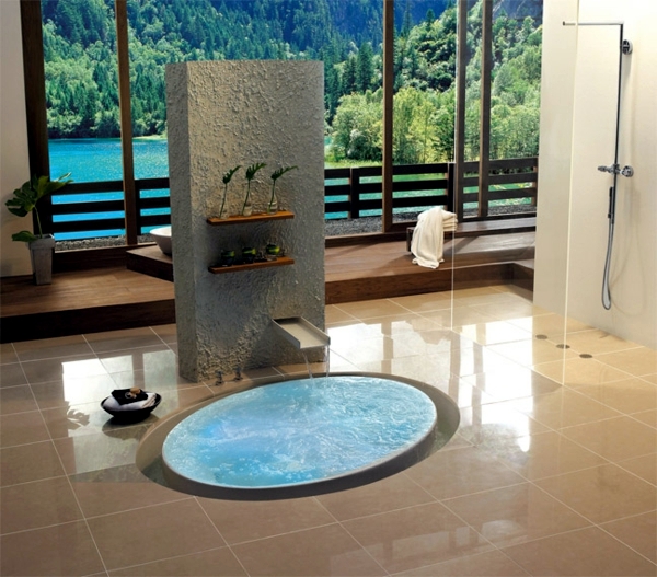25 designs for indoor and outdoor jacuzzi provide spa experience ever