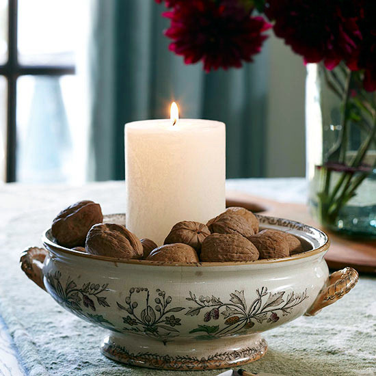25 ideas for decoration for the autumn - autumn colors and textures