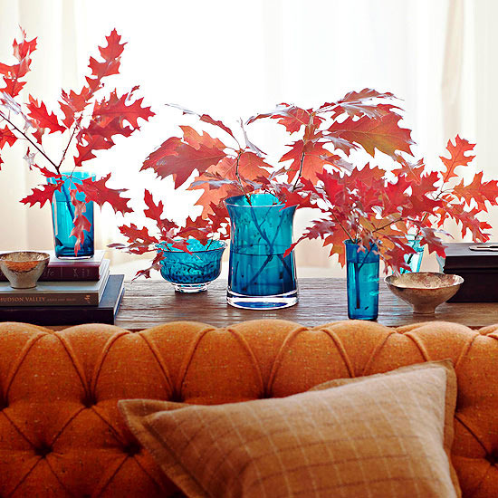 25 ideas for decoration for the autumn - autumn colors and textures