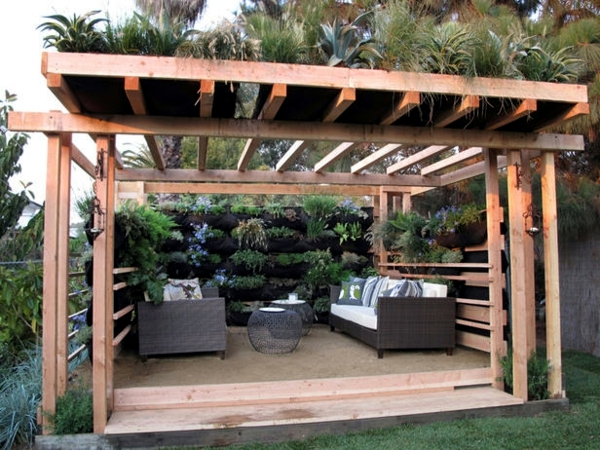 25 ideas for sun protection in the garden pergola, awning or canopy