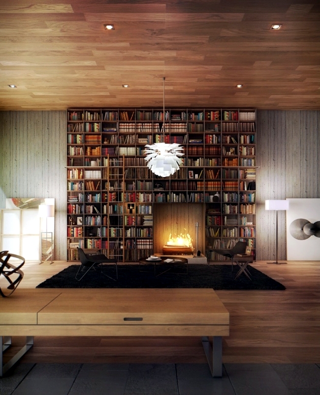 30 creative ideas how to make the library at home