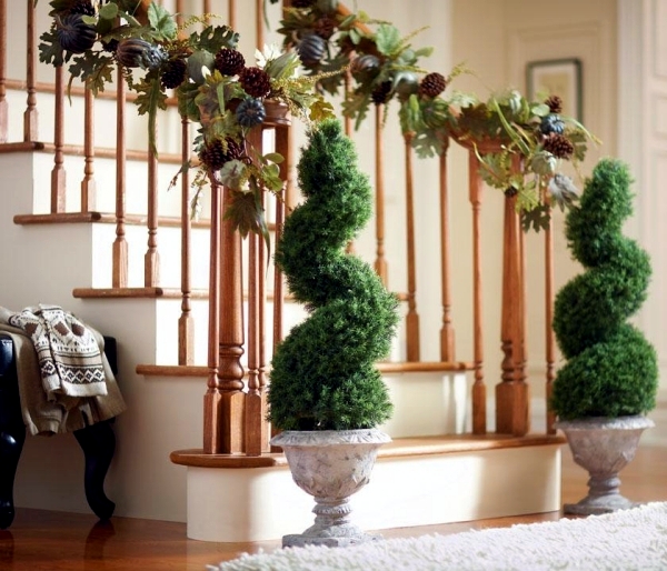 30 Fall and Halloween decorations for your stairs at home