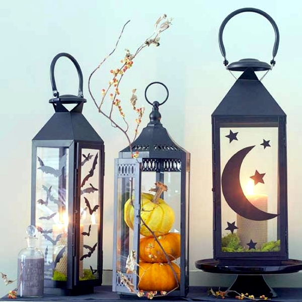 30 ideas for atmospheric autumn decoration with lights and lanterns