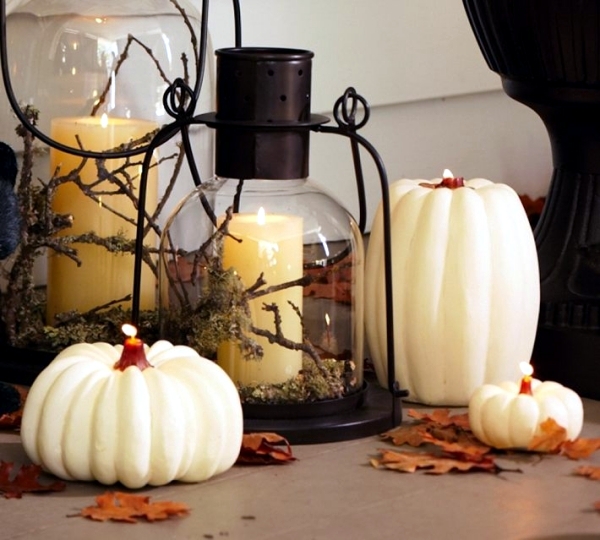 30 ideas for atmospheric autumn decoration with lights and lanterns