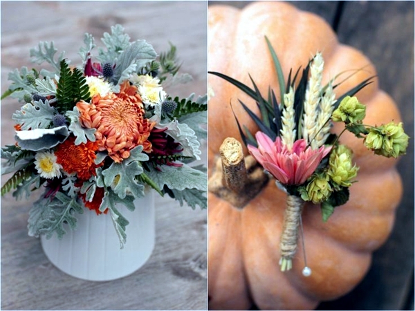 30 ideas for autumn table decoration with pumpkins for Thanksgiving