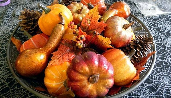 30 ideas for autumn table decoration with pumpkins for Thanksgiving