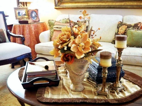 30 ideas for fall decorations on the coffee table in the living room