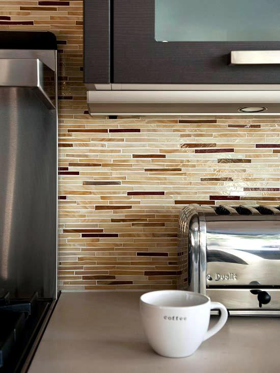 30 ideas for kitchen design back wall tiles, glass or stone ...