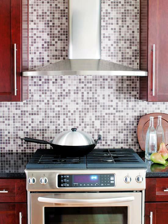 30 ideas for kitchen design back wall tiles, glass or stone ...