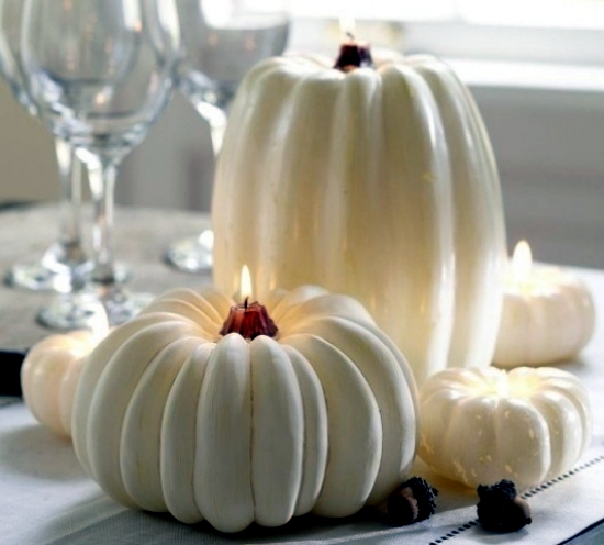 33 Autumn decoration ideas elegant in white for a stylish interior