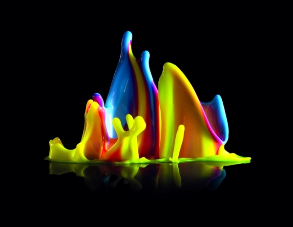 3d music visualization by color - the sound sculptures by Dentsu