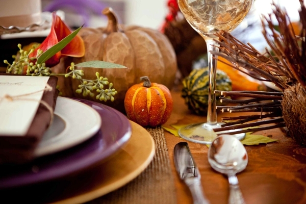 Autumn decorate the table - 30 Fall inspiration and ideas