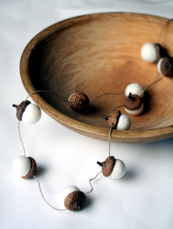 Autumn decoration crafts with acorns - 36 ideas for a cozy home