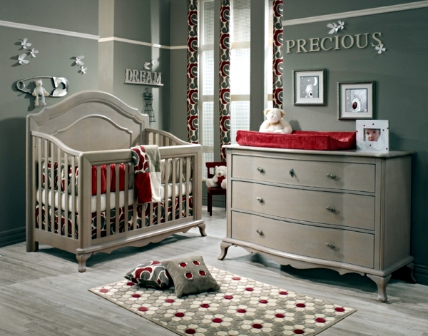 Baby nursery design - classic furniture for girls and boys