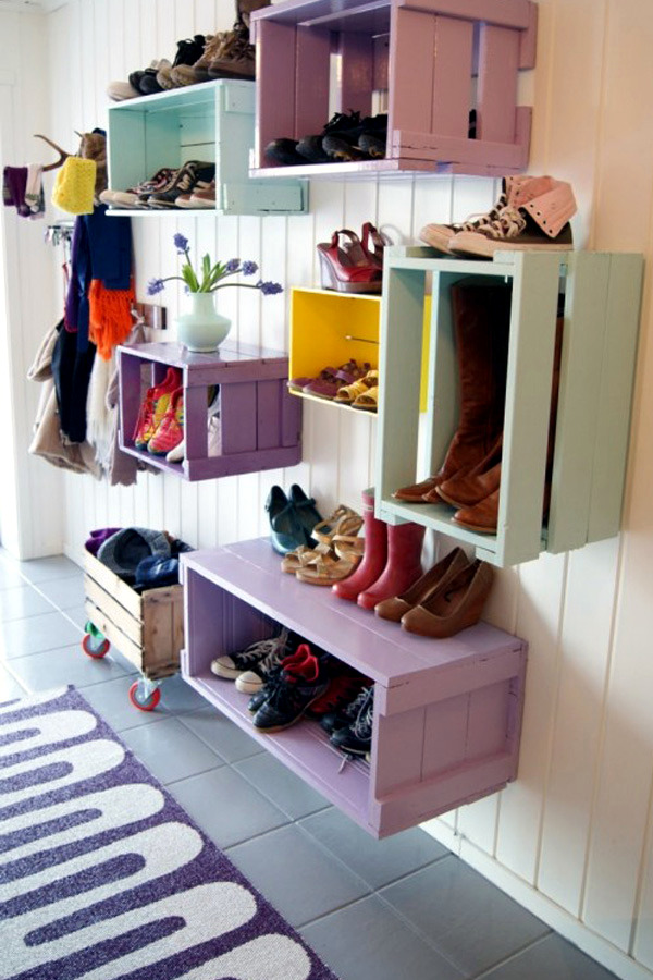 Beautiful storage ideas and home organization aids for