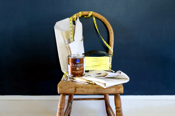 Beautify an old chair itself - backrest and leather cord