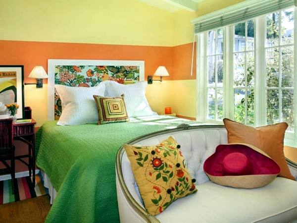 Bedroom ideas for beautiful decoration with colorful bedspreads