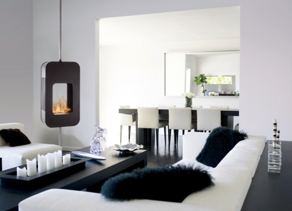 Bio ethanol fireplace in top quality - charming, safe, environmentally friendly