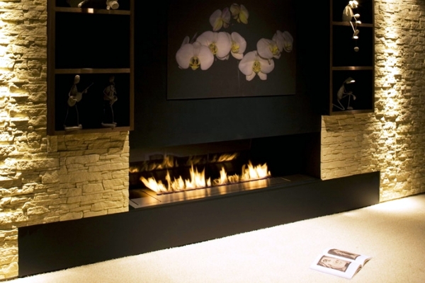 Bio ethanol fireplace in top quality - charming, safe, environmentally friendly