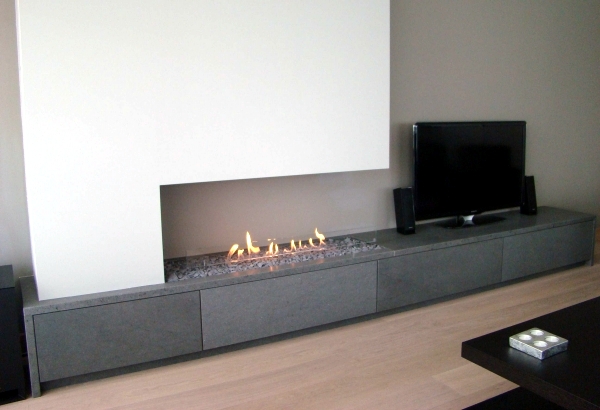 Bio ethanol fireplace in top quality - charming, safe, environmentally friendly