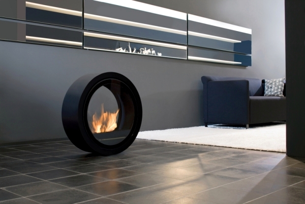 Bio ethanol fireplace in top quality - charming, safe, environmentally friendly