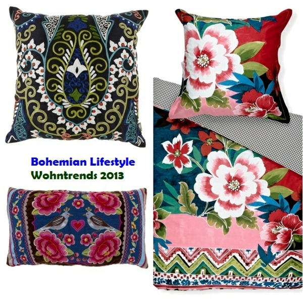 Bohemian lifestyle - decorating ideas and home trends with feel-good factor