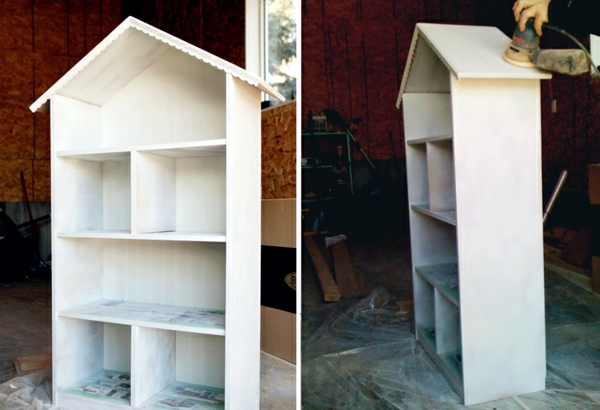 Build dollhouse and organize themselves in the children's play area