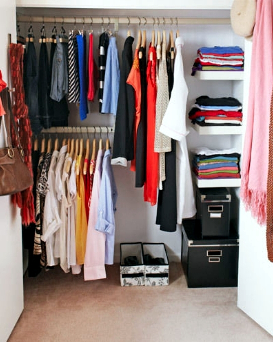 Classify the clothes without cabinet - design ideas for clothes rack