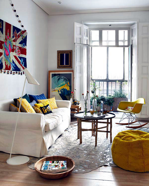 Colorful Decor Of An Apartment In Madrid Interior Design Ideas