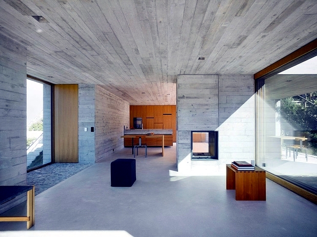 Concrete house with lake view - excellent architecture from Switzerland