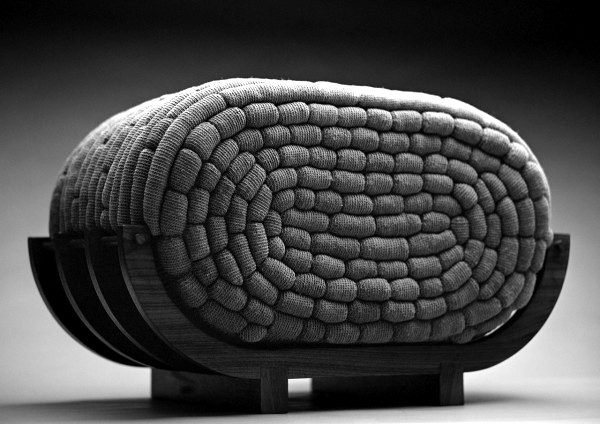 Cool Design furniture made of knitted by hand Monomoka
