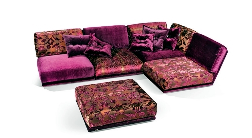 Cool designer sofas in vibrant colors of Bretz and Riva