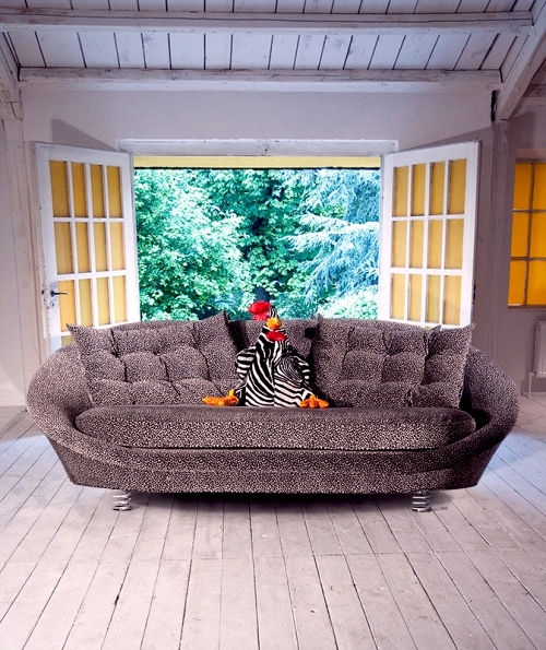Cool designer sofas in vibrant colors of Bretz and Riva