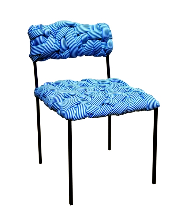 Cool seating design from the cloud collection with woven pattern