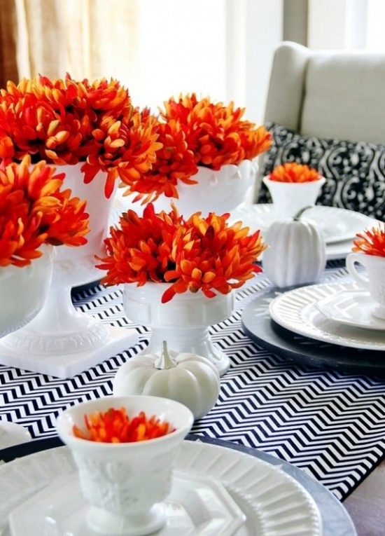 Create cozy dining room with 20 creative ideas Herbstdeko