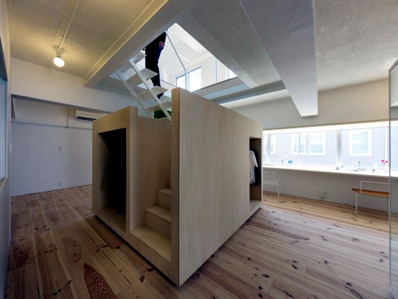 Cube-shaped house in Tokyo