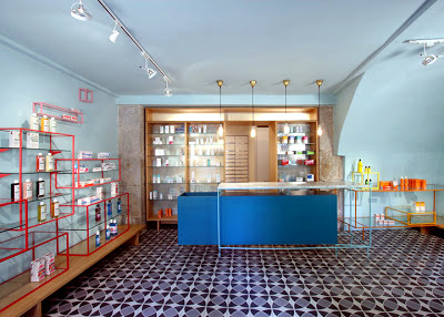 De los Austrias Pharmacy, Stone Designs, Madrid
