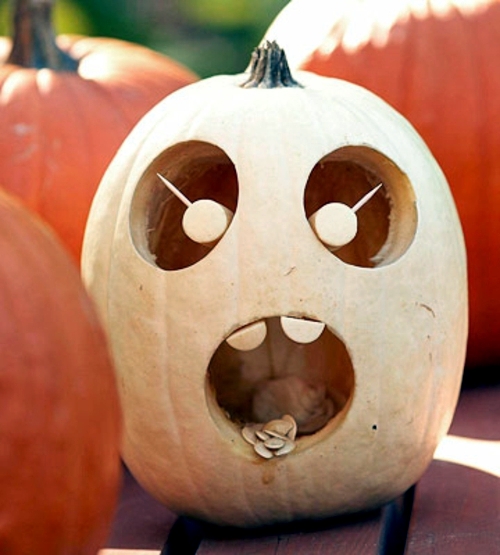 Decorate pumpkins without carving - Crafts with children in autumn