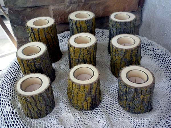 Decorating with handmade candles and candle holders-12 a great idea