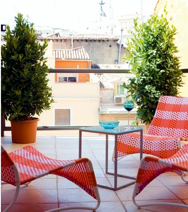 Decoration ideas for balcony table - set up the patio at home nice