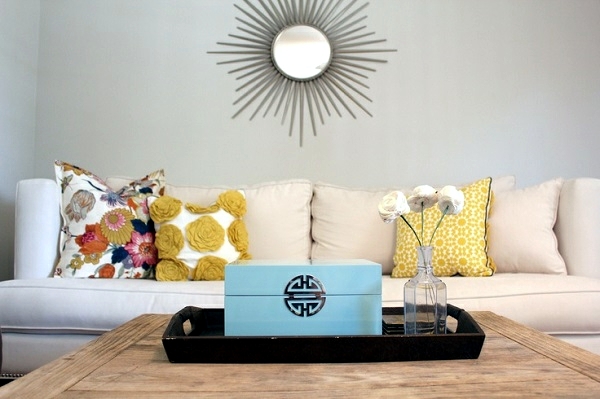 Decorative pillows make yourself - craft ideas for chic interiors