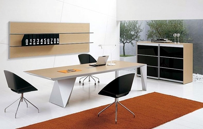 Delight customers with stylish furniture - 17 office desk designs