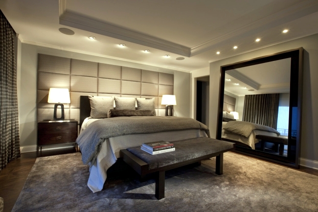 Design ideas for bedrooms - work fine and hold tone on tone