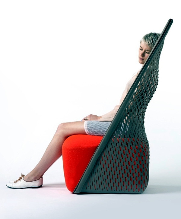Designer Chair by Benjamin Hubert serves as a hammock