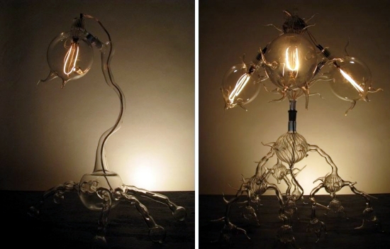 Designer Lamps by Dylan Kehde Roelofs - blown light bulbs